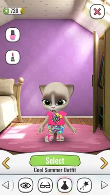 Emma The Cat - Virtual Pet android App screenshot 0